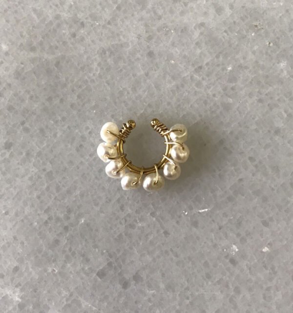 Perlas bordadas