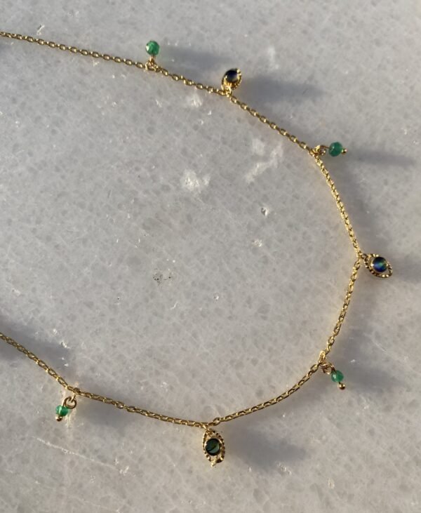 Choker ojos verdes