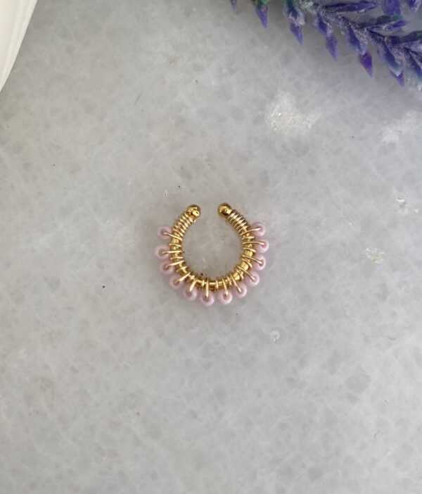 Ear Cuff Casi Rosa